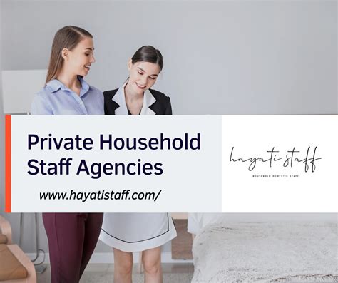 private household staff agencies uk.